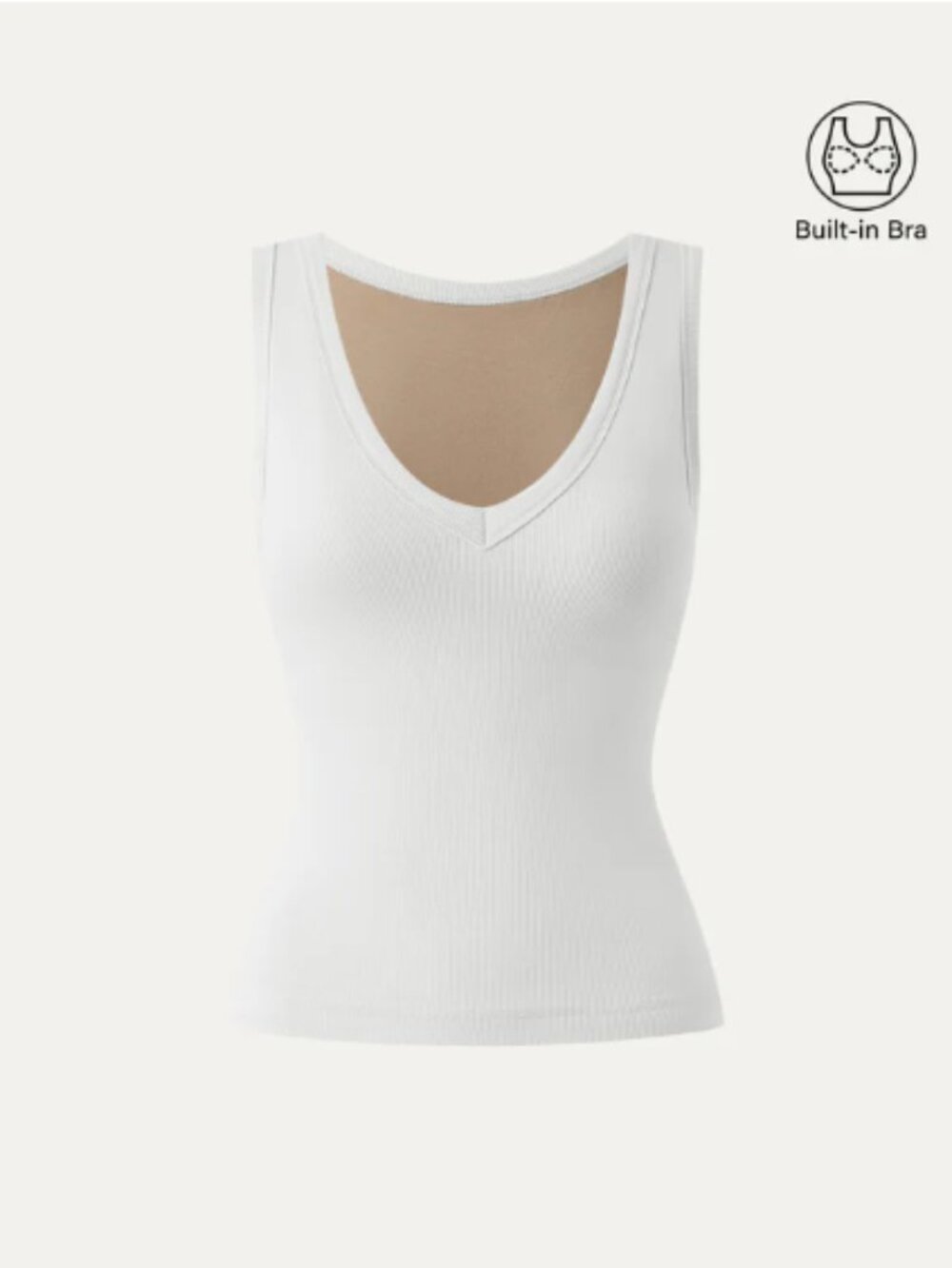 OGL Stretchy V-neck Cotton New Airy Bra Tank